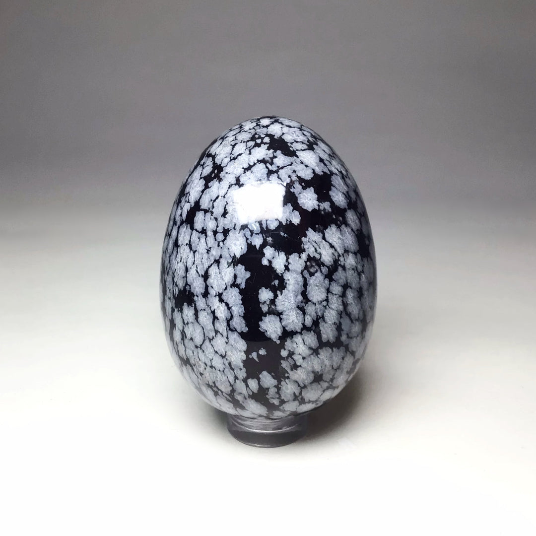 Snowflake Obsidian Egg