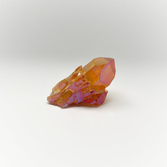 Sunset Aura Quartz Cluster