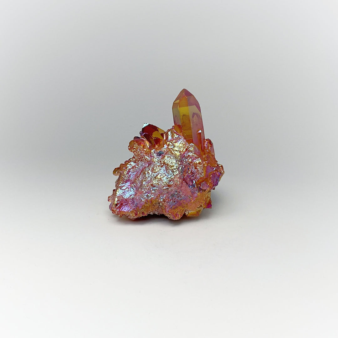 Sunset Aura Quartz Cluster