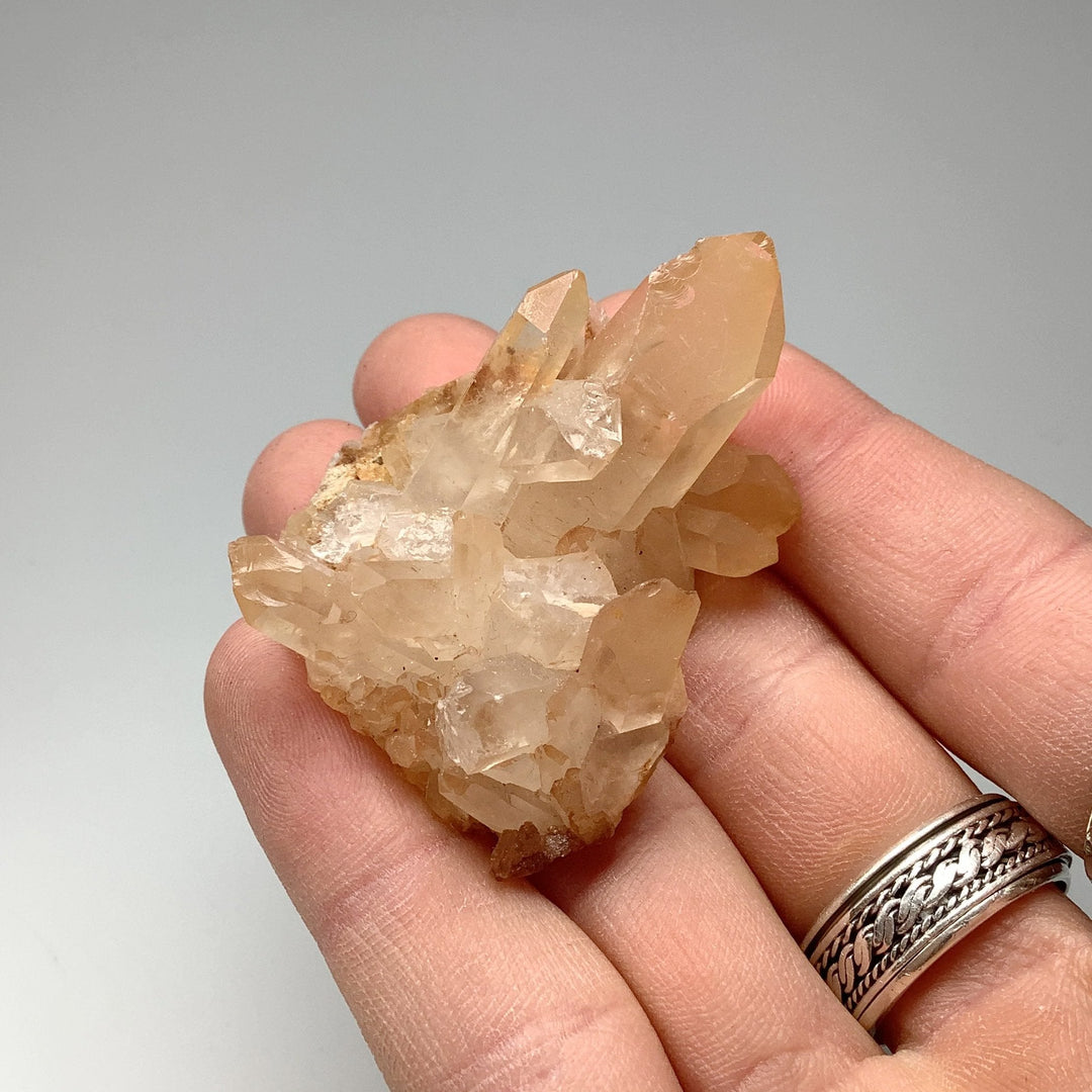 Tangerine Quartz Cluster