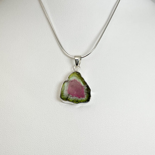 Watermelon Tourmaline Pendant