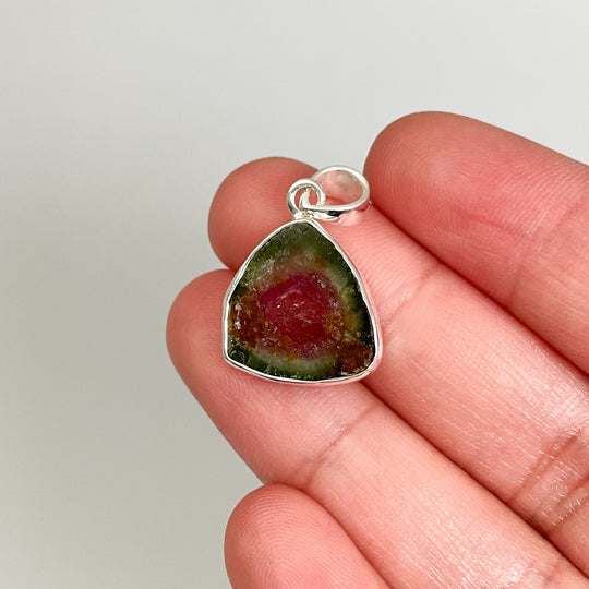 Watermelon Tourmaline Pendant