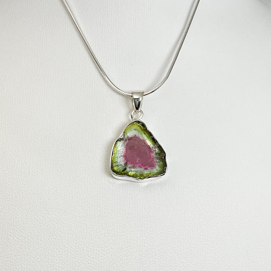 Watermelon Tourmaline Pendant