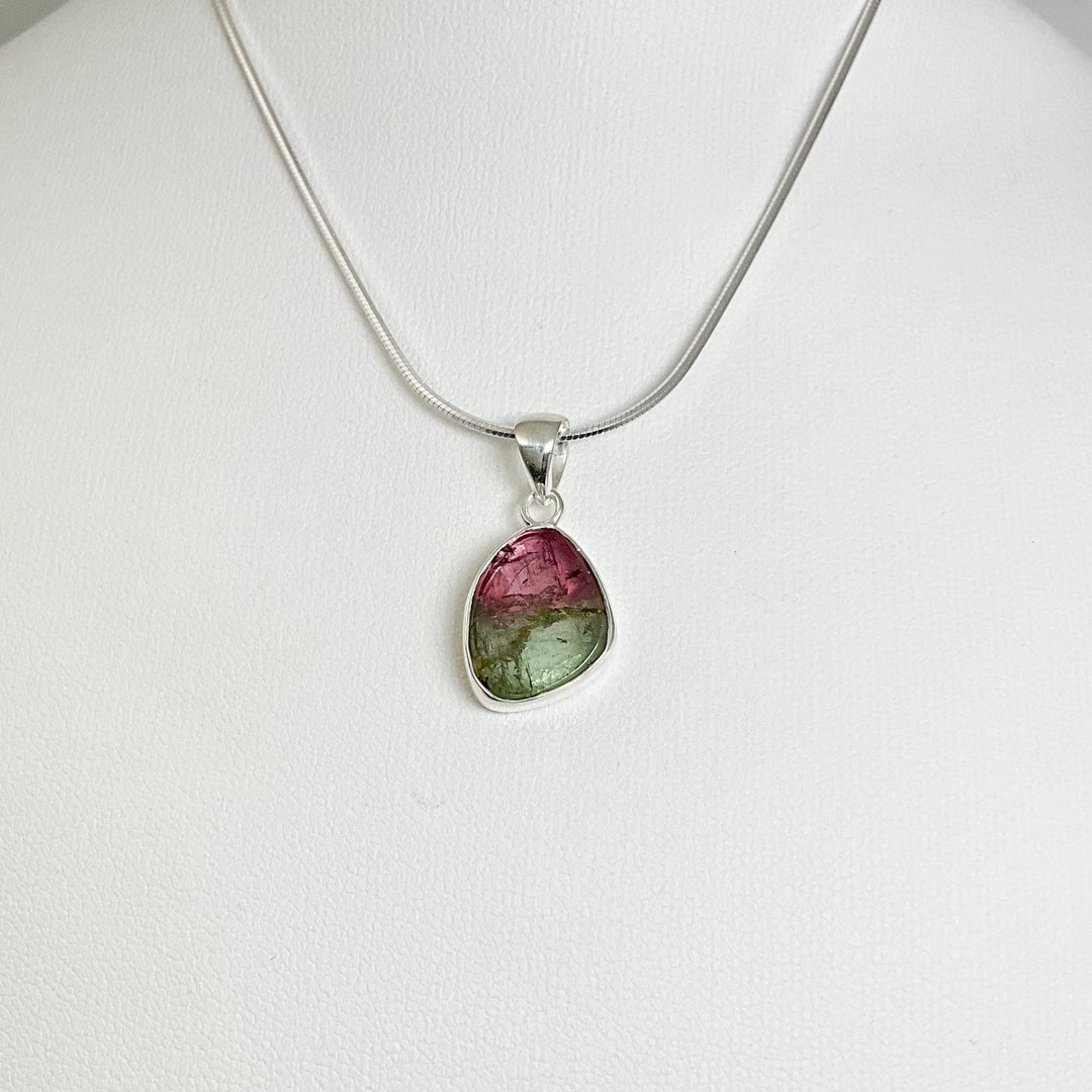 Watermelon Tourmaline Pendant