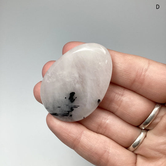 Worry Stone - Tourmalated Quartz