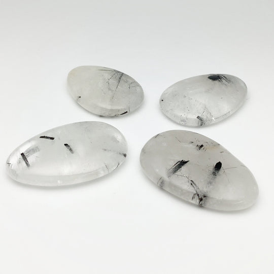 Worry Stone - Tourmalated Quartz