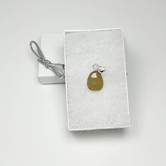 Yellow Sapphire Pendant