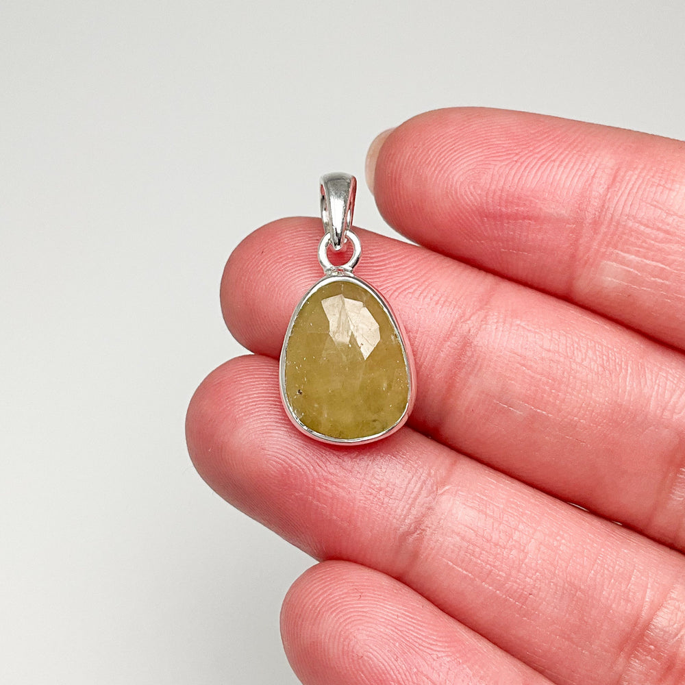 Yellow Sapphire Pendant