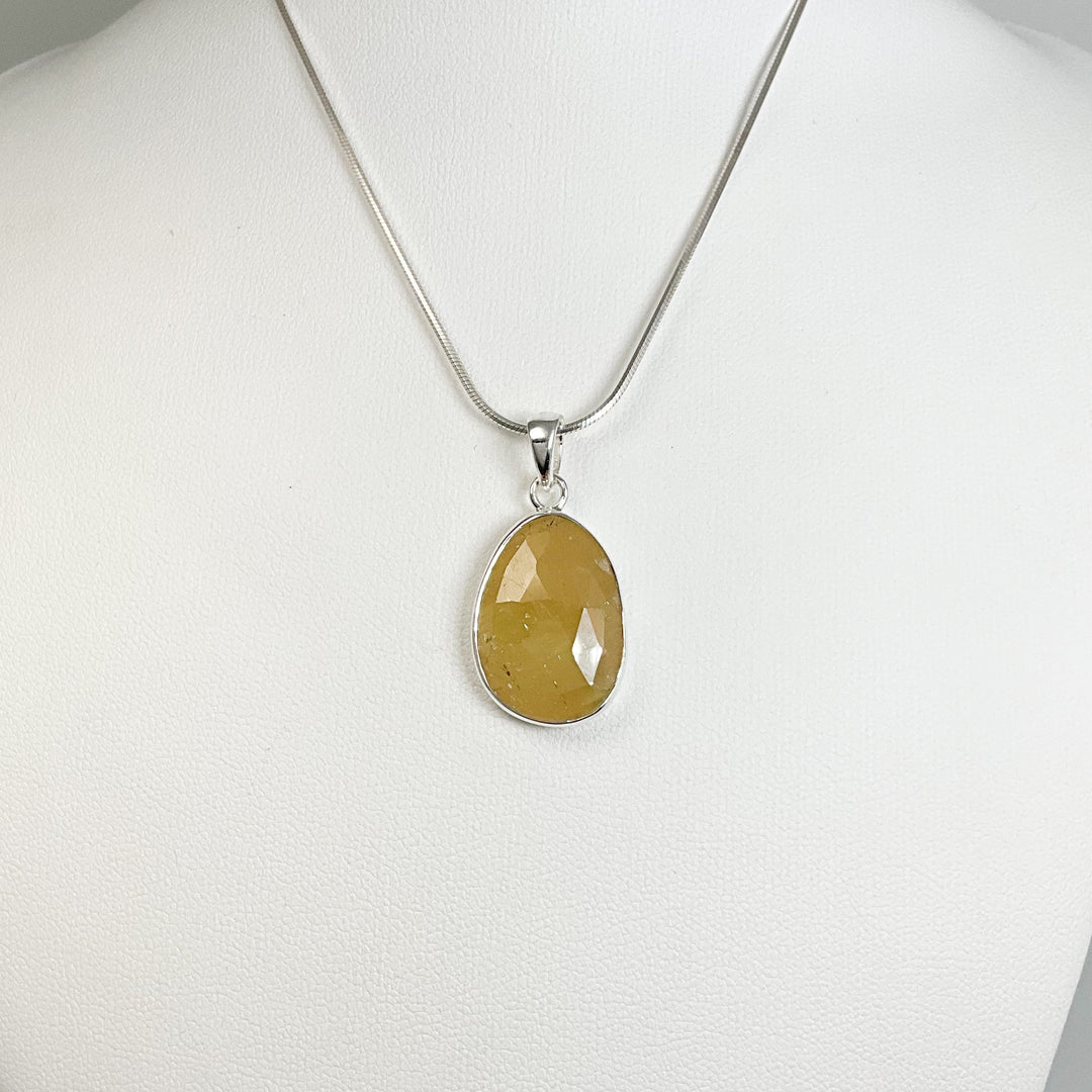 Yellow Sapphire Pendant