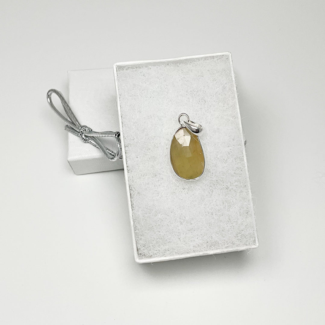 Yellow Sapphire Pendant