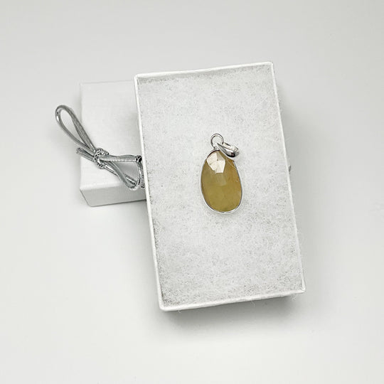 Yellow Sapphire Pendant