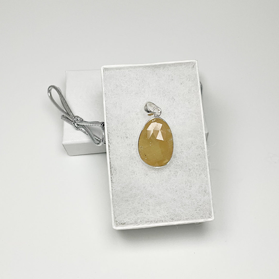 Yellow Sapphire Pendant