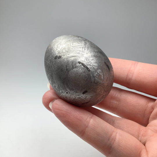 Gibeon Meteorite Egg Carving