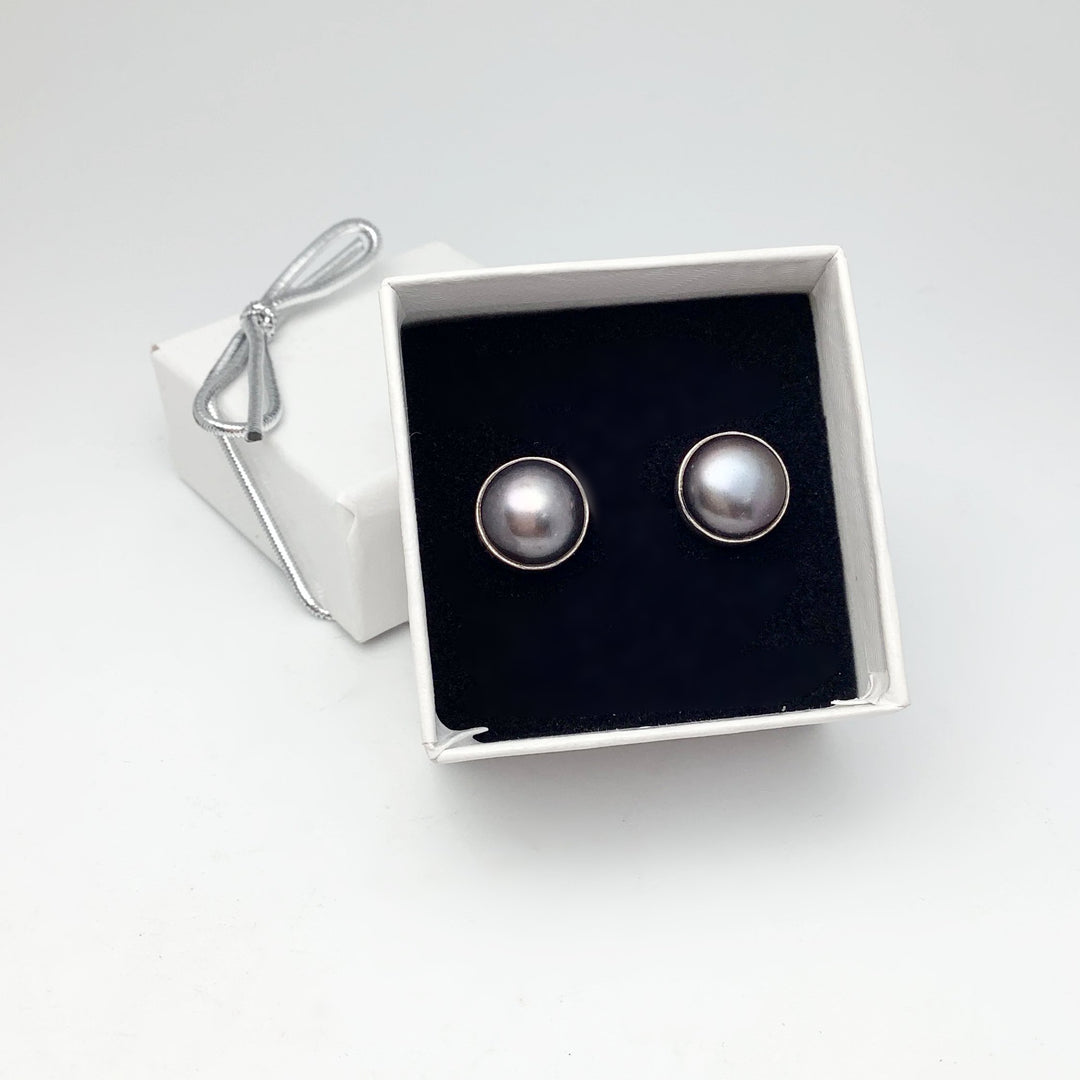 Tahitian Pearl Stud Earrings