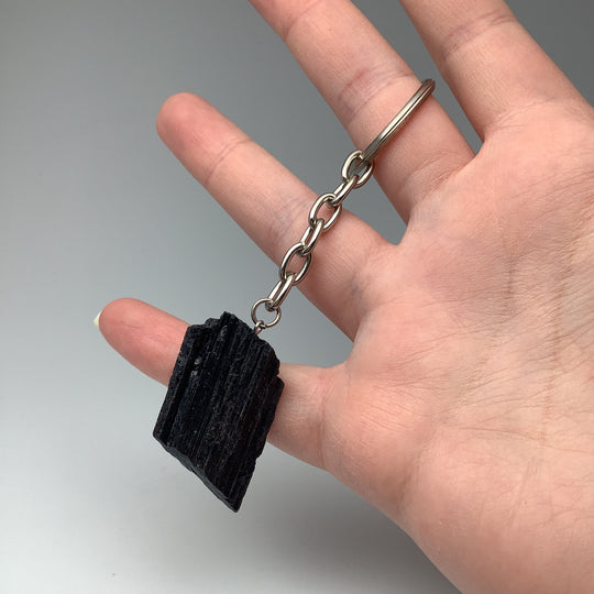 Black Tourmaline Keychain