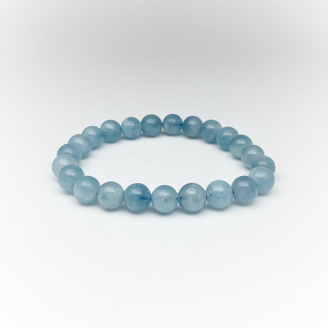 Aquamarine Beaded Bracelet