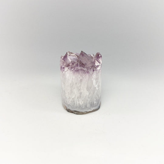 Amethyst Druze Cylinder Stand Up