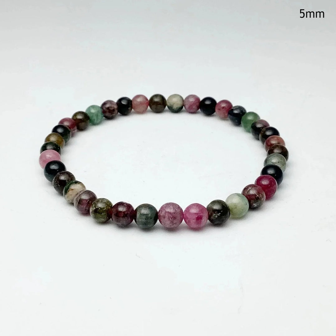 Mixed Tourmaline Beaded Bracelet