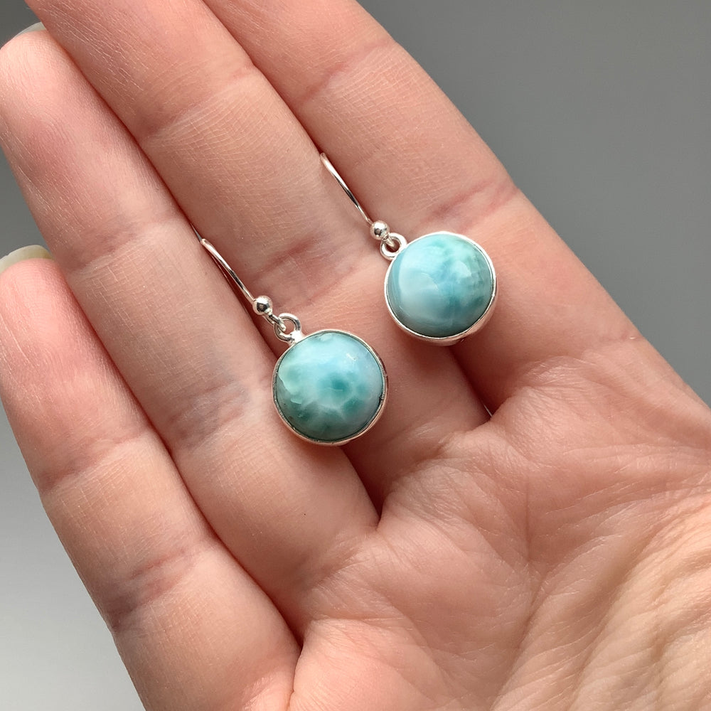 Larimar Dangle Earrings