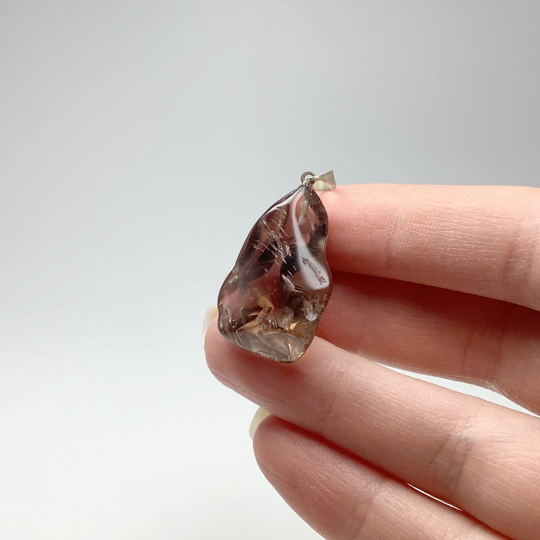 Smoky Quartz Tumble Pendant