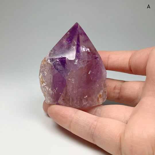 Amethyst Half Polished Point