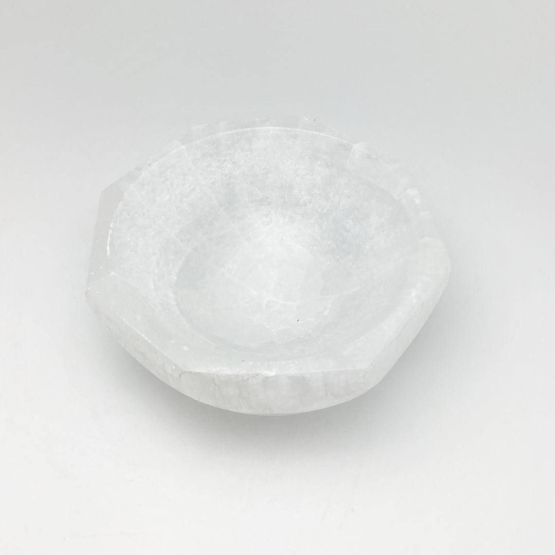 Selenite Octagon Bowl