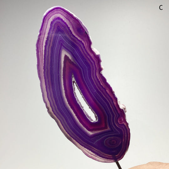 Agate Slice on Stand