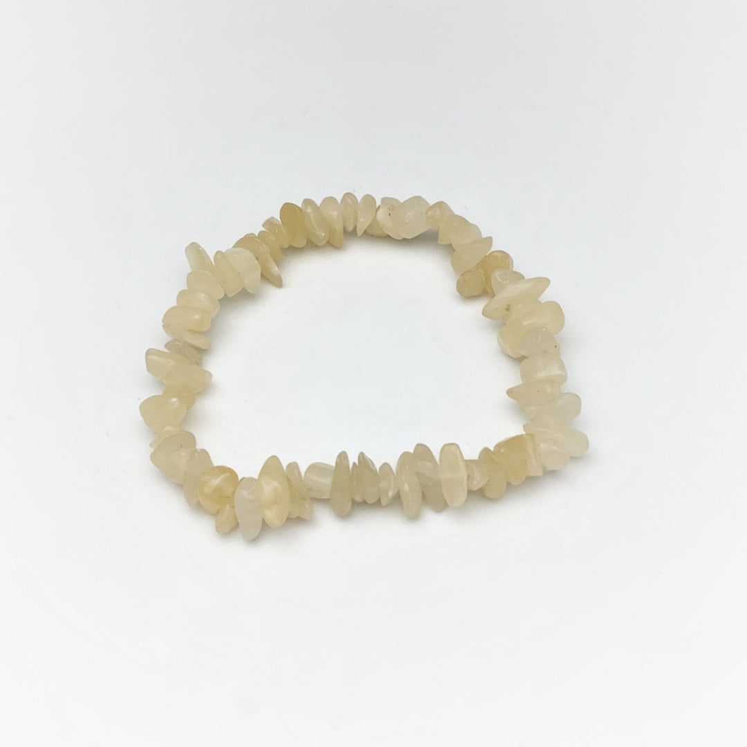 Aragonite Chip Beaded Bracelet