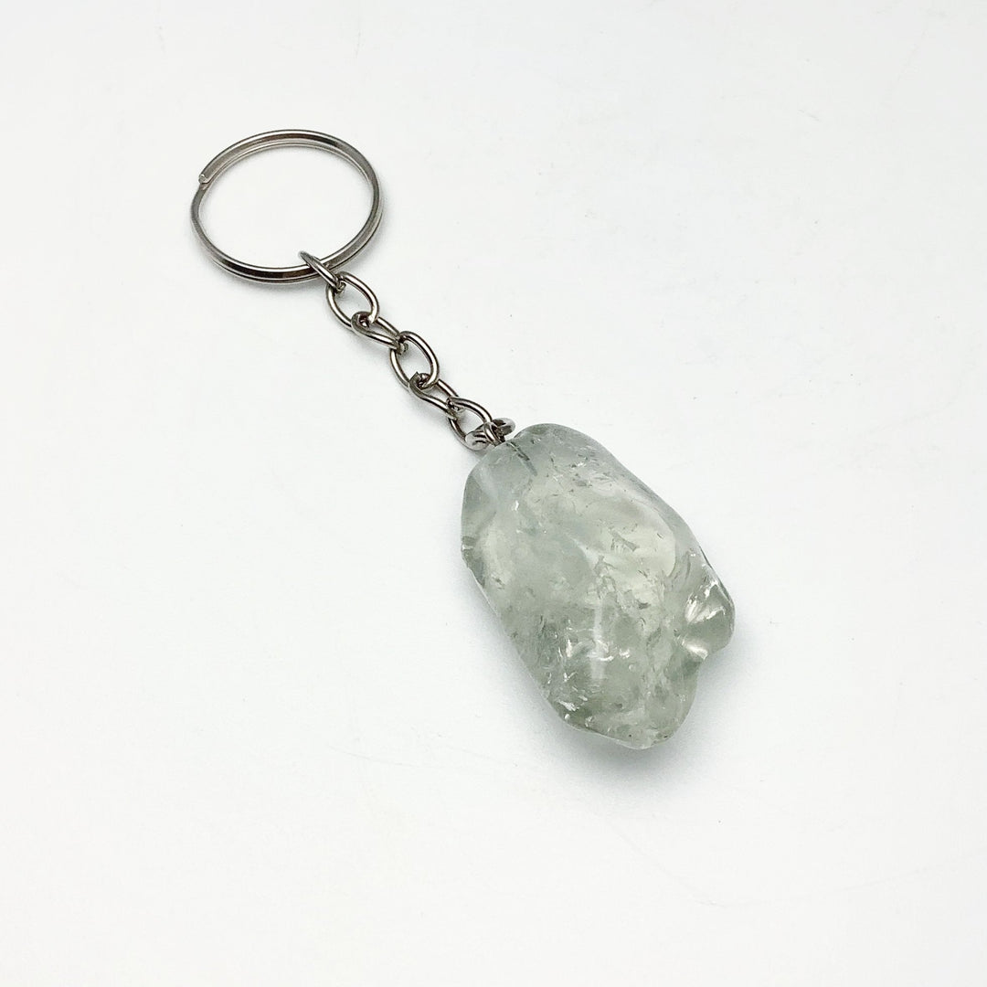 Green Amethyst Keychain