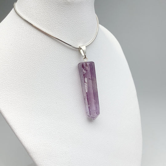 Crystal Point Bail Top Pendant