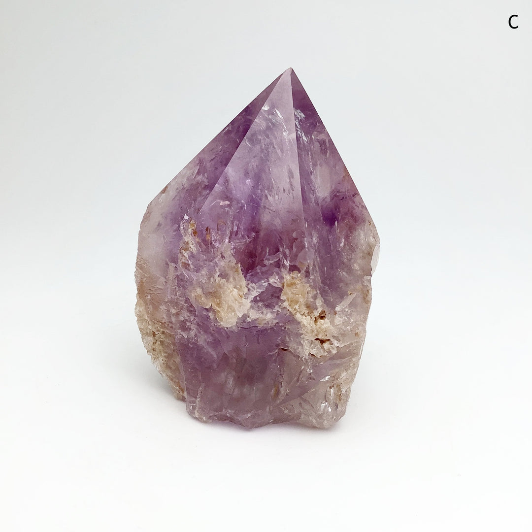 Amethyst Half Polished Point