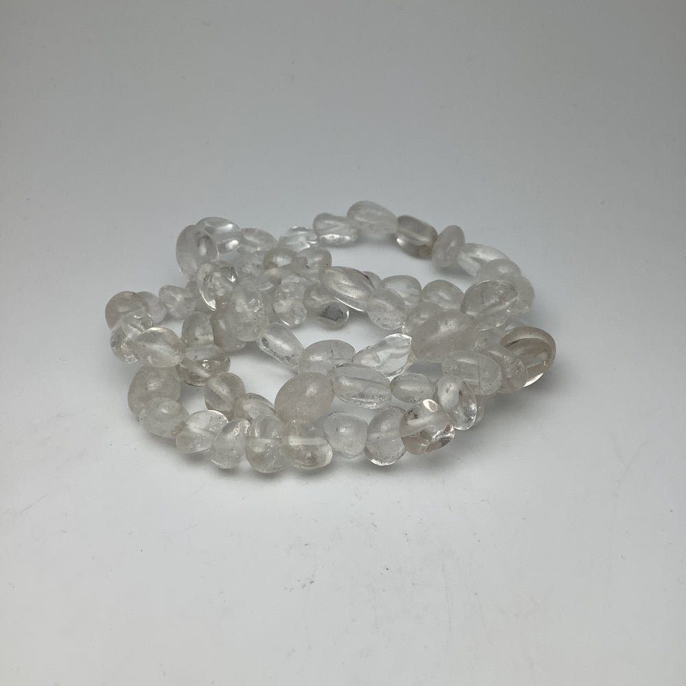 Quartz Nugget Beaded Bracelet