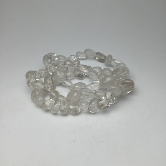 Quartz Nugget Beaded Bracelet