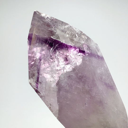 Polished Amethyst Scepter with Display Stand