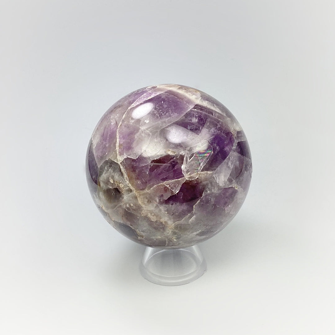 Chevron Amethyst Sphere