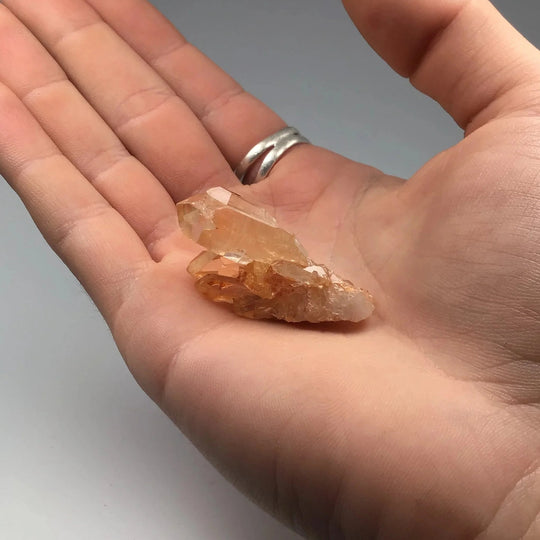 Tangerine Quartz Cluster at $25 Each