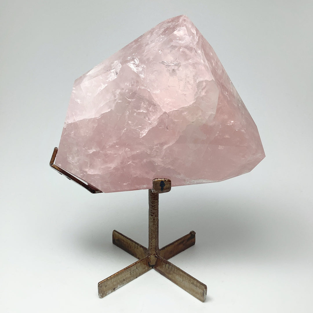 Rose Quartz with Display Stand