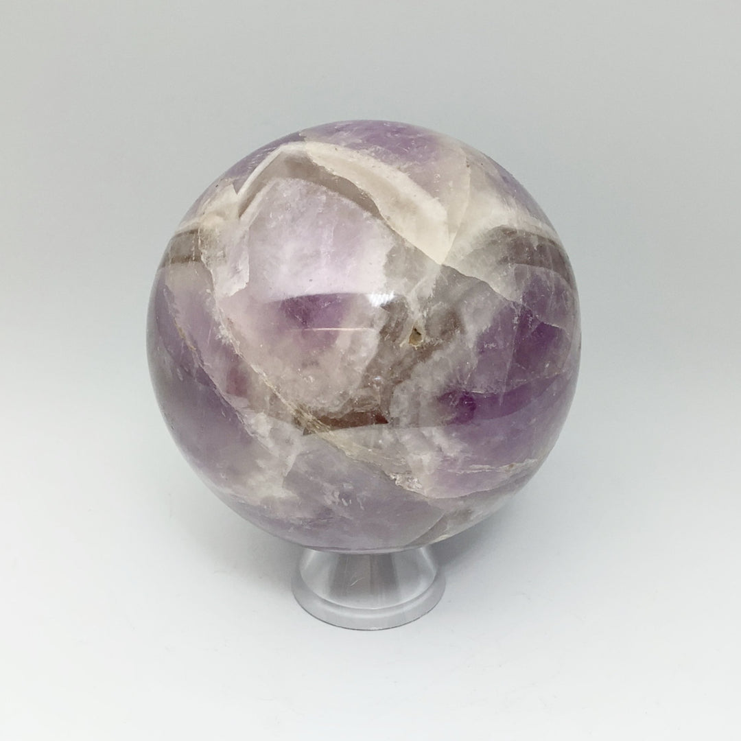 Chevron Amethyst Sphere