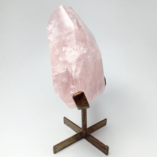 Rose Quartz with Display Stand