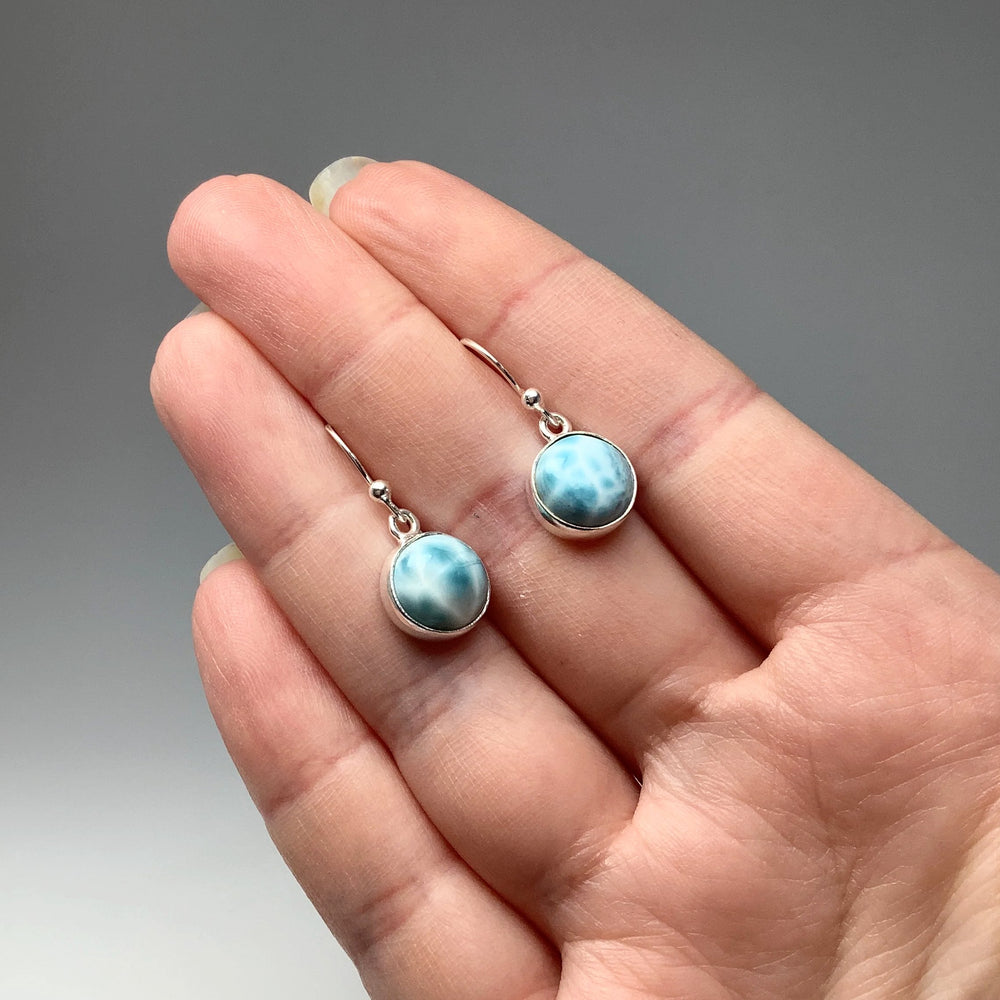 Larimar Dangle Earrings