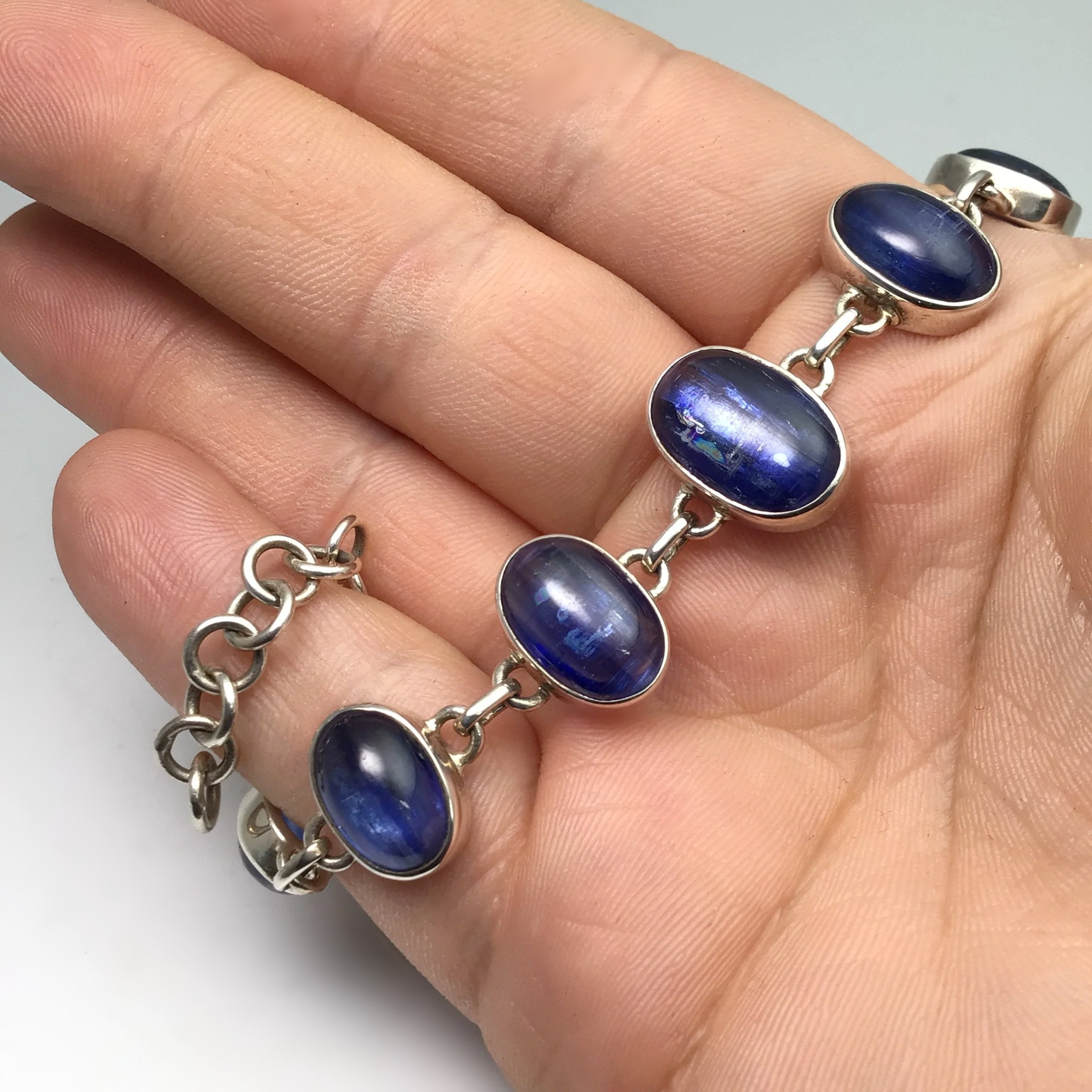 Kyanite Sterling Silver Bracelet