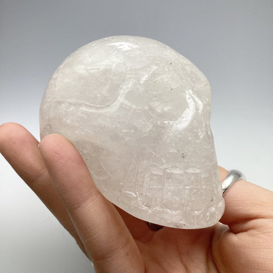 Girasol Quartz Skull