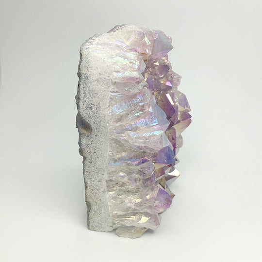 Rainbow Amethyst Druze Cluster Stand Up