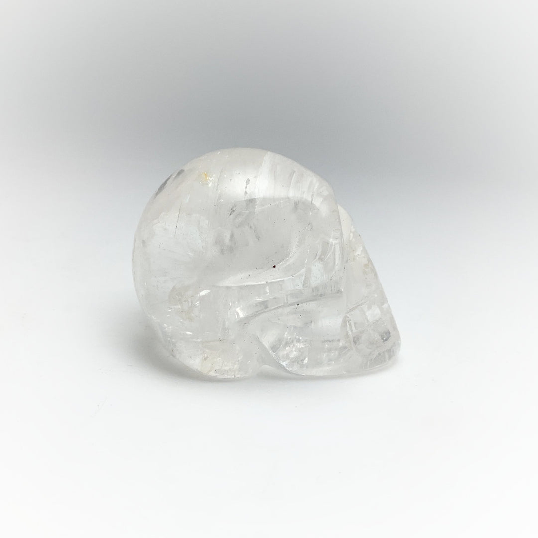 Carved Quartz Crystal Skull