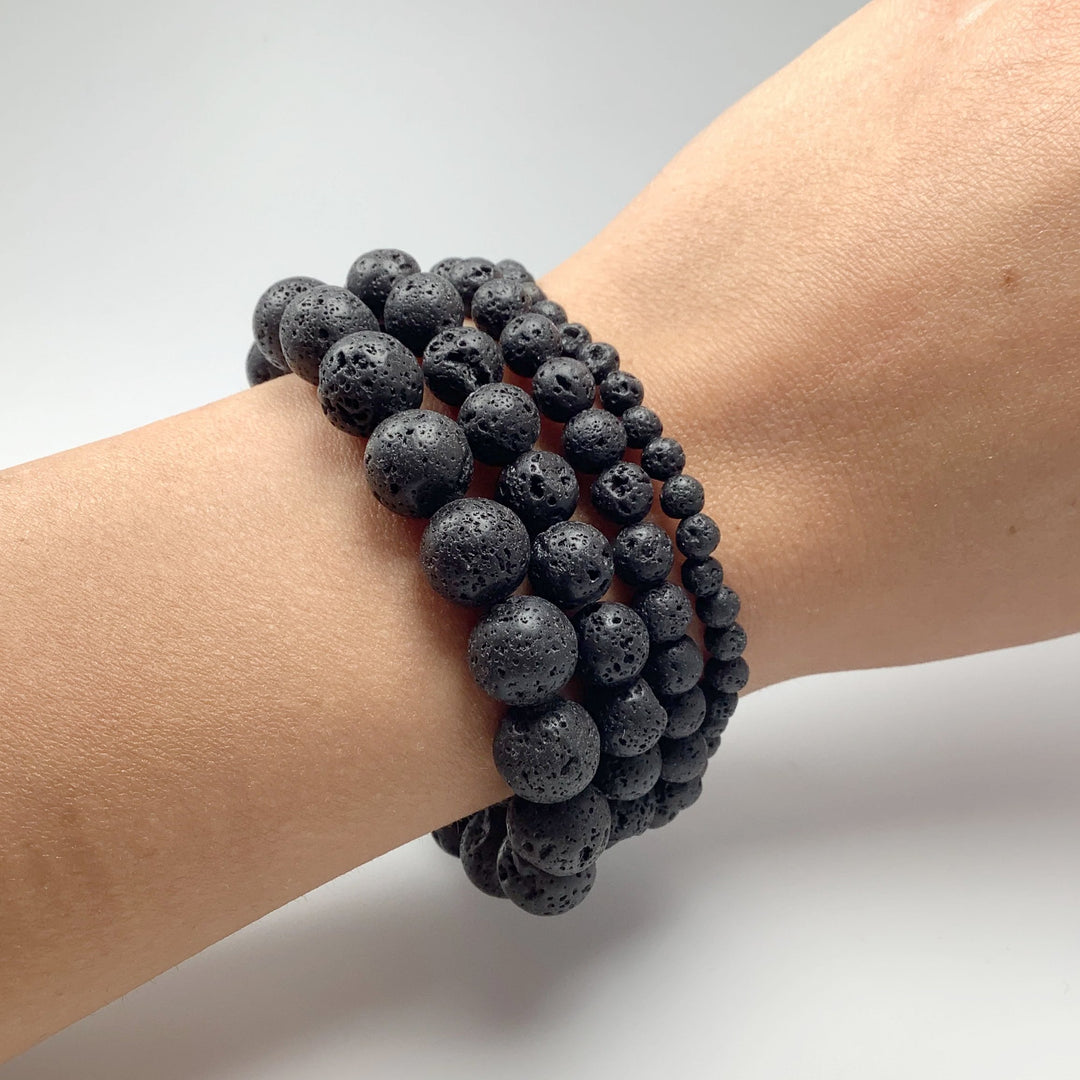 Lava Stone Beaded Bracelet