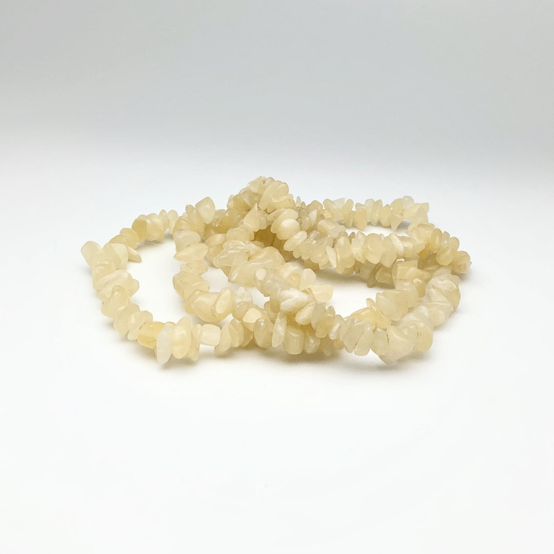 Aragonite Chip Beaded Bracelet