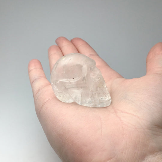 Carved Quartz Crystal Skull