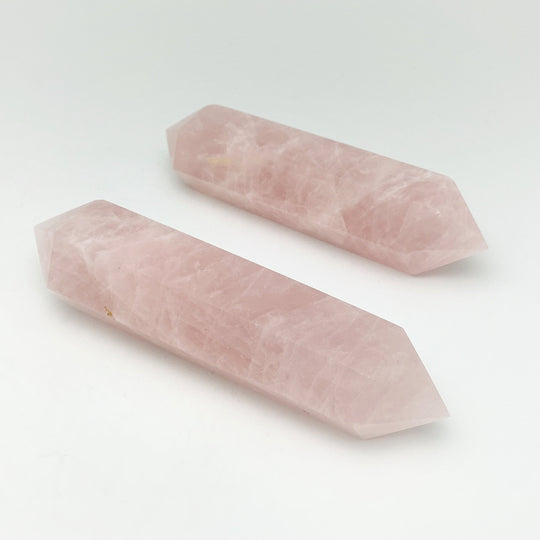 Rose Quartz Double Terminated Point