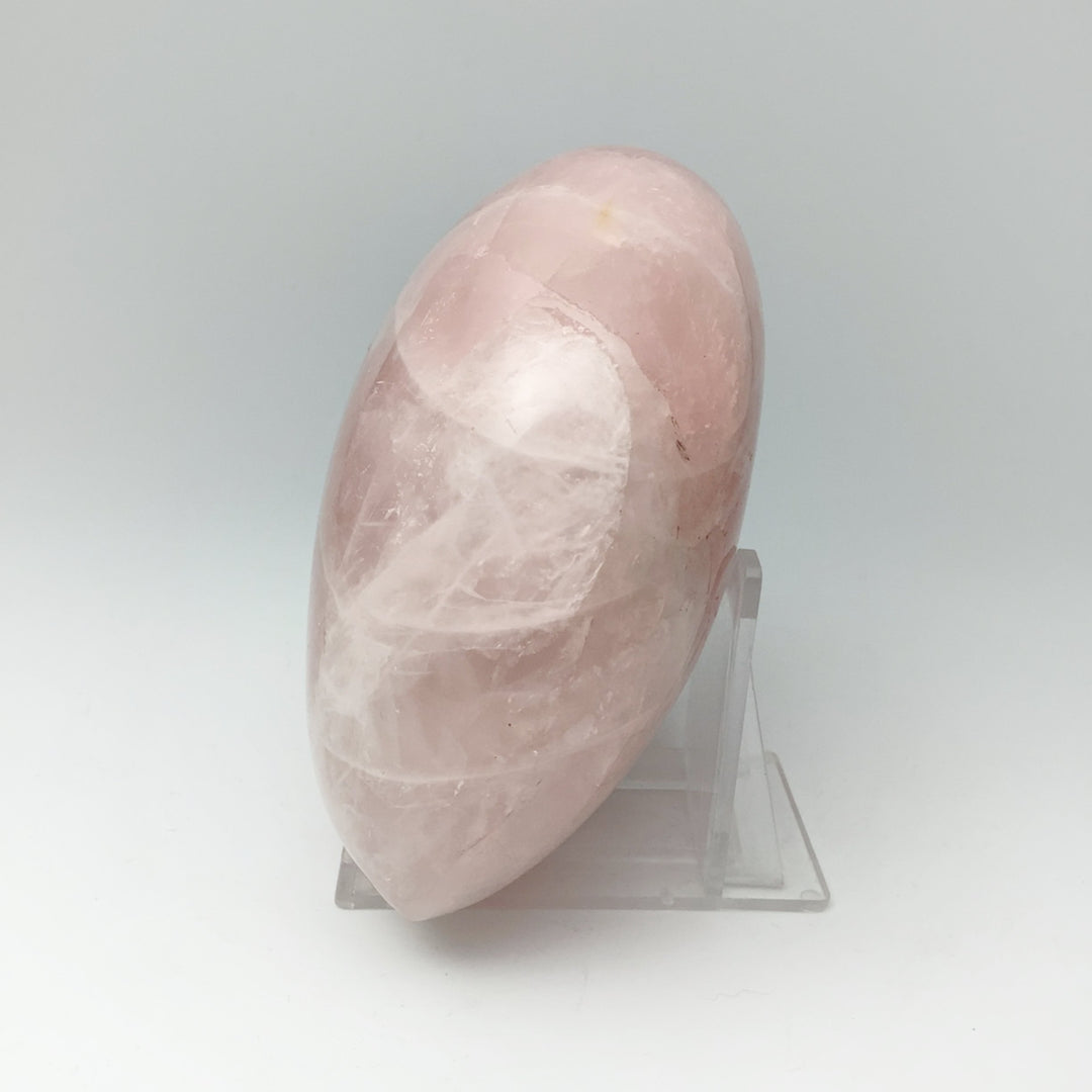 Rose Quartz Heart Carving