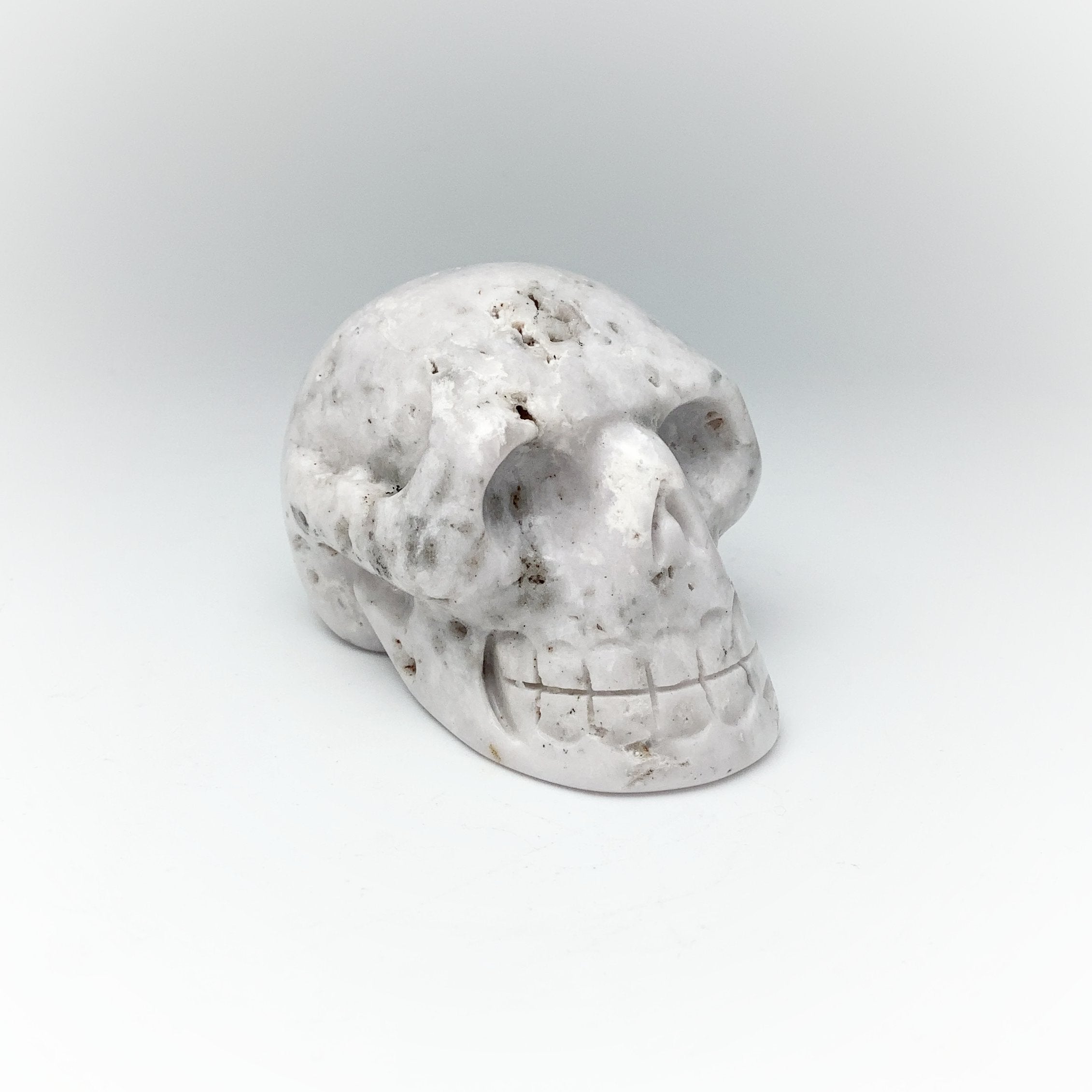 Carved Agate Skull